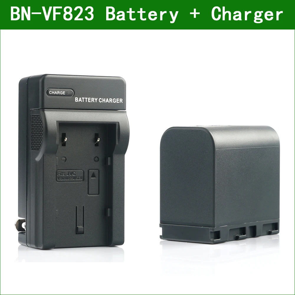 BN-VF823 BN-VF823 Digital Camera Battery +Charger for JVC BN-VF808 VF815 VF808U VF815U GR-D720 D728 D740 D750 D760 D771 DA30