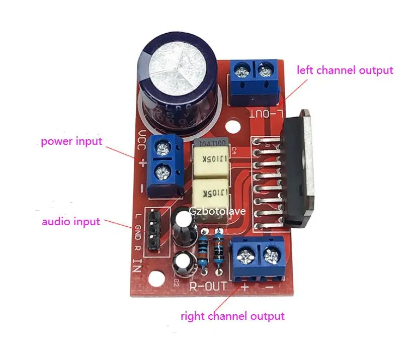 TDA7377 2*35W High Power Dual Channel เครื่องขยายเสียงเครื่องขยายเสียงโมดูลลำโพงเสียงรถยนต์