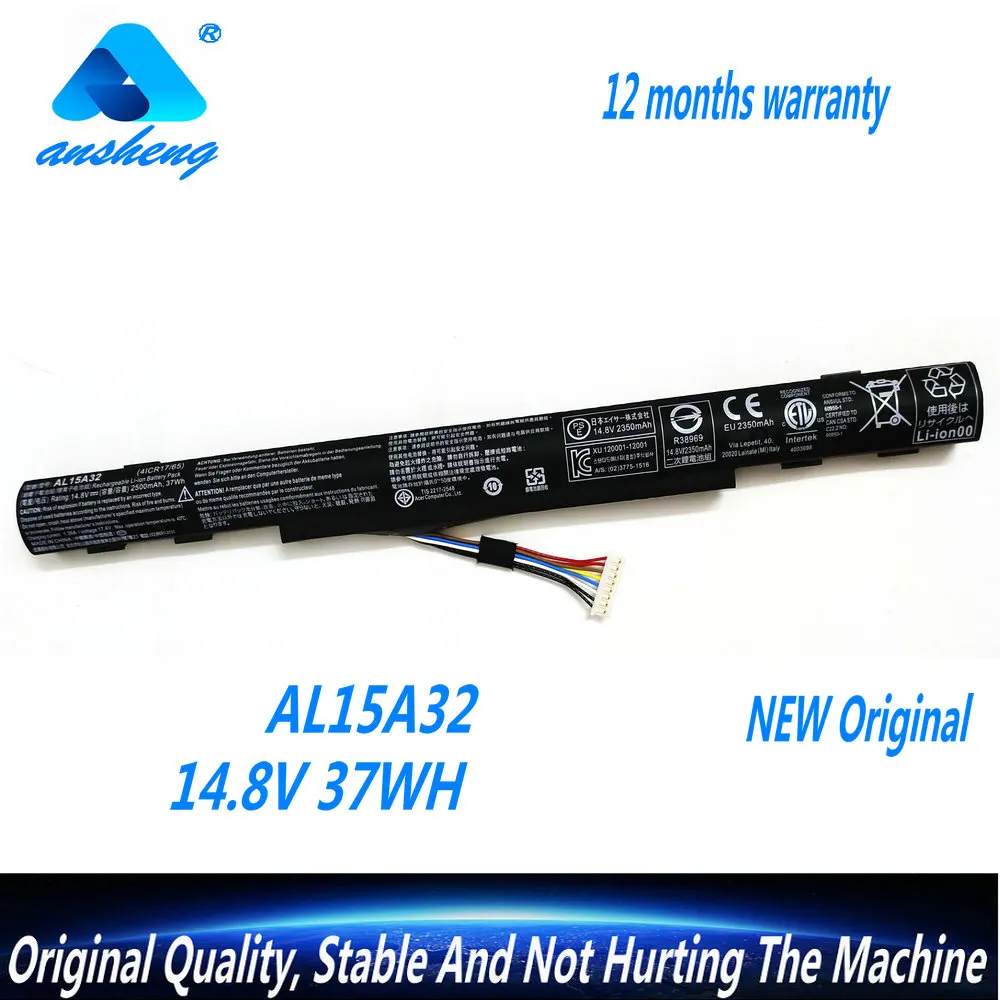 Genuine AL15A32 Laptop Battery For Acer Aspire E5-422G 472 E5-473 E5-473G E5-522 522G E5-532 E5-532T E5-573G E5-553G V3-574G