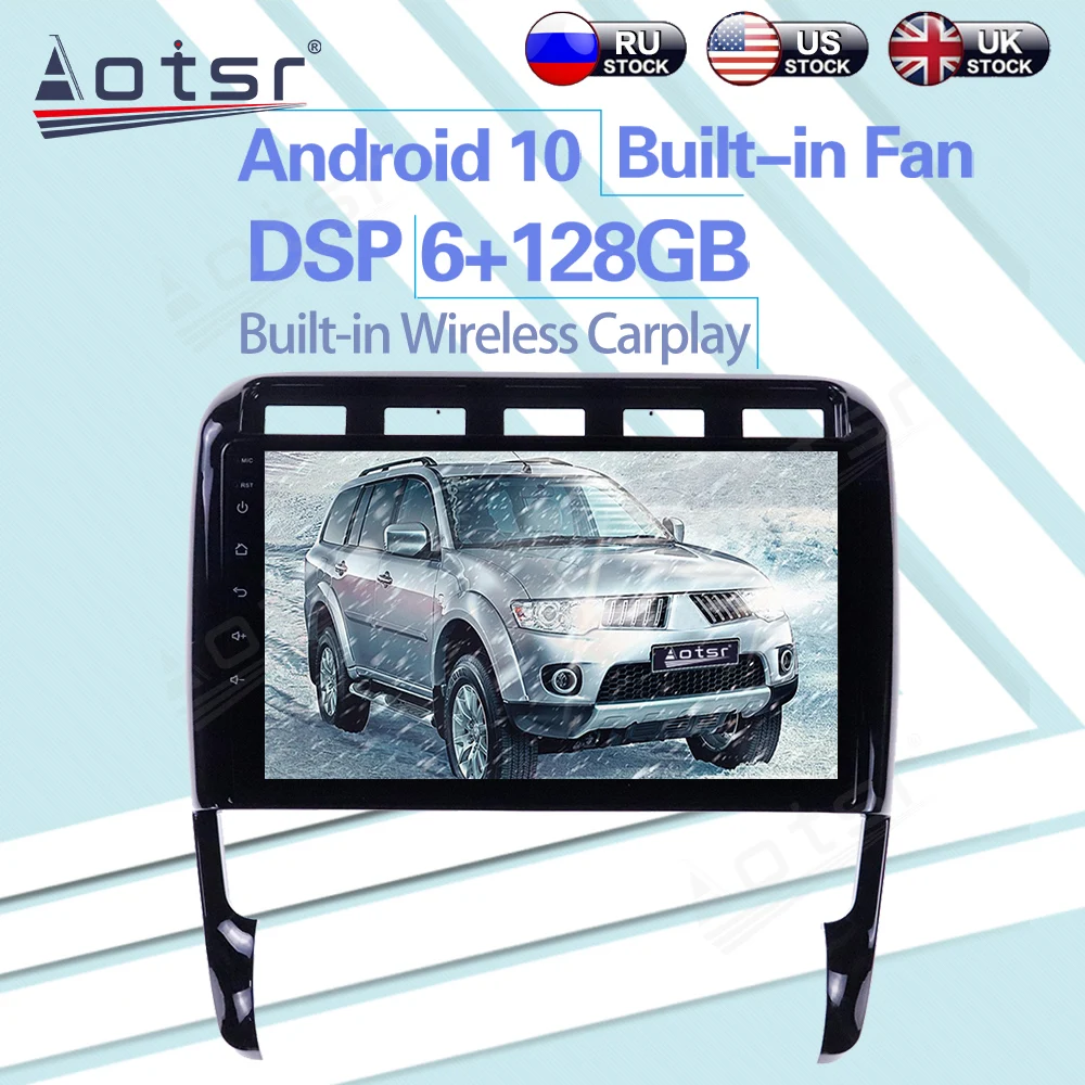 For Porsche Cayenne 2002 - 2010 6+128GB Radio Android 10 Car Stereo Wireless Carplay GPS Navigation DSP Car Multimedia Player