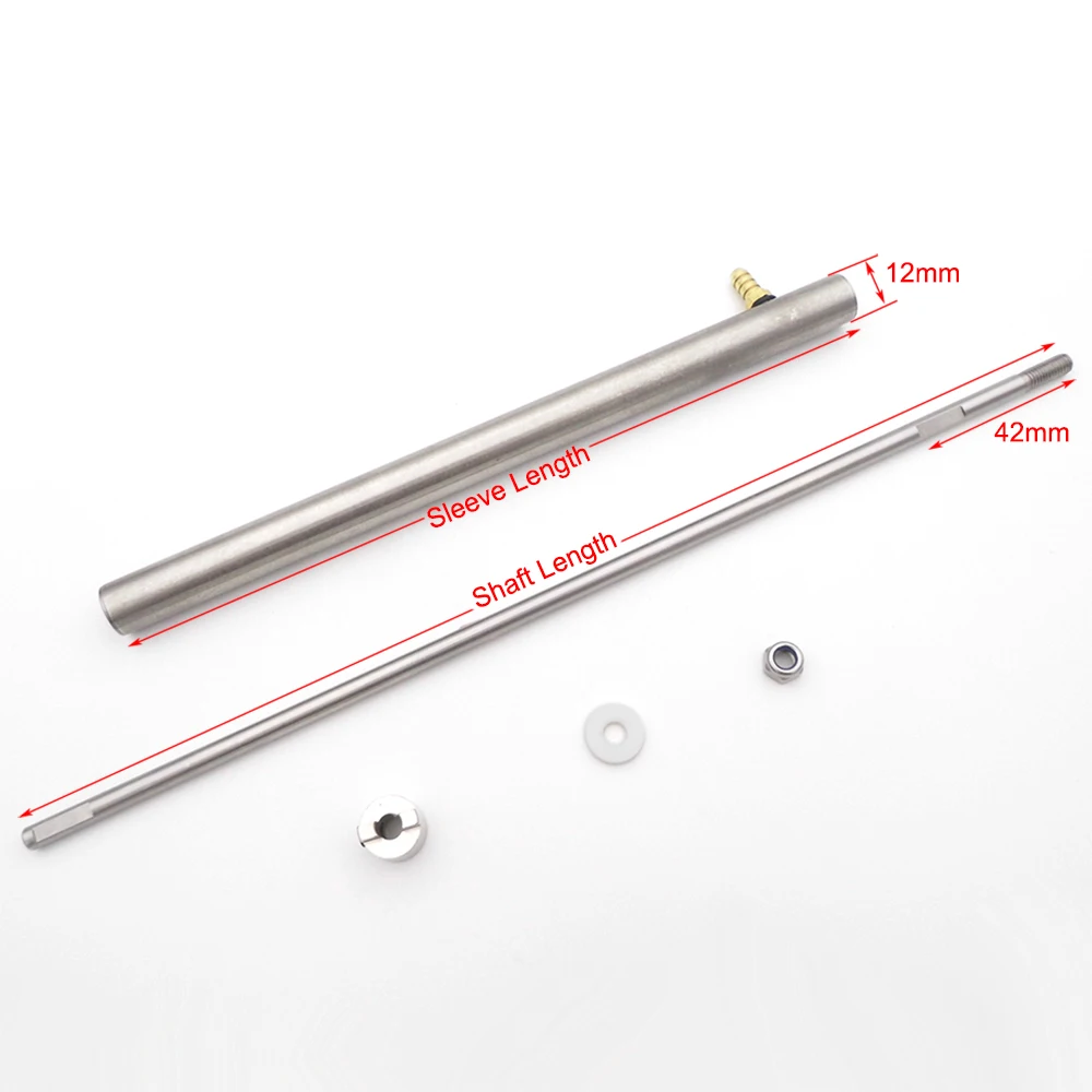 RC Boat Shaft 5mm Drive Shaft Sleeve 15-35cm Stainless Steel Upgrade Parts for RC Boat Marine Yacht Fishing Tug Boat