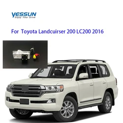 License Plate Rear View Camera For Toyota Landcruiser 200 LC200 2016 4 LED Night Vision rear camera