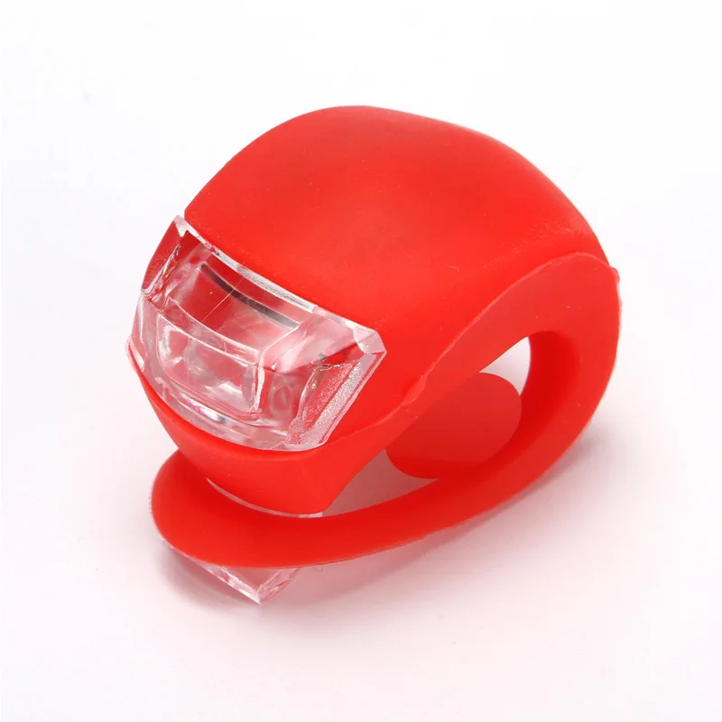 Bicicleta sapo luz da frente da bicicleta luz silicone led cabeça dianteira da roda traseira bicicleta luz à prova dwaterproof água ciclismo acessórios