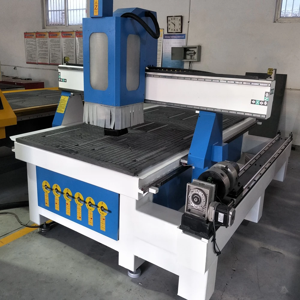 

1325 wood cnc router 4 axis 4×8 ft cnc machine wood router with water cooling spindle for wood panel solid wood carving machine