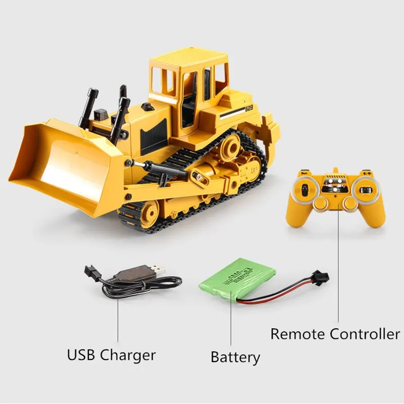 รถขุดบังคับวิทยุขนาดใหญ่ รุ่นจำลองสูง 2.4G ใช้เวลา 30 นาที ระบบรางสามเหลี่ยม พร้อมเสียง แสง ระบบไฮดรอลิก ดีไซน์แบบแท่ง ของขวัญสำหรับวิศวกร
