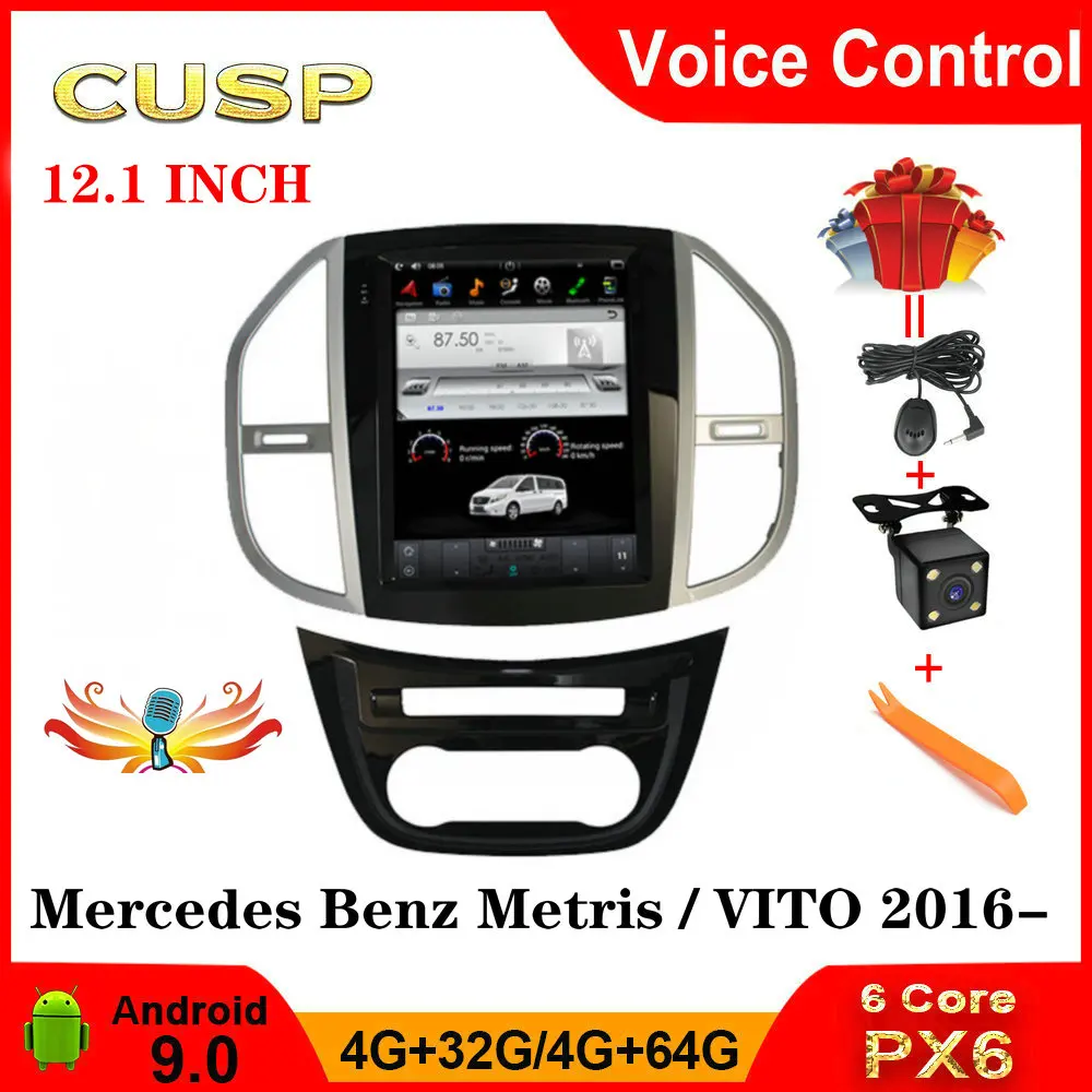 

ANDROID Vertical screen For Mercedes Benz Metris 2016-VITO 12.1 inch RAM 4G ROM 64G Car Multimedia NAVIGATION Car Stereo CAR GPS