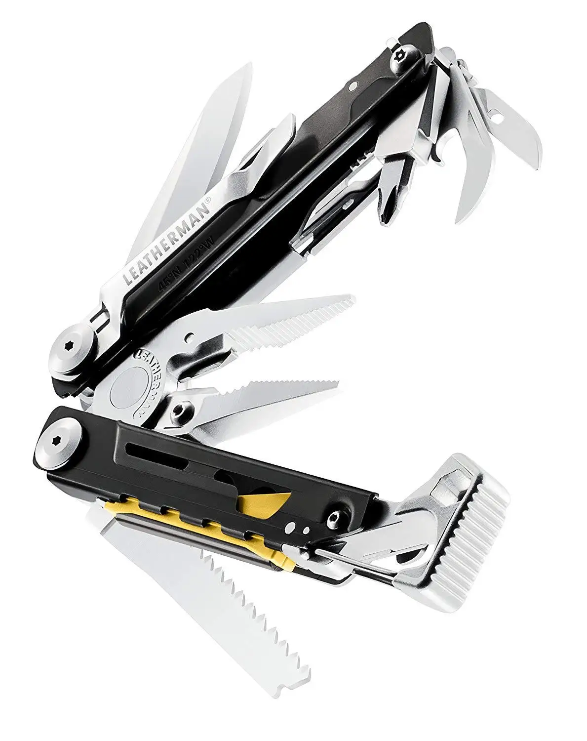 Imagem -03 - Couro-camping Multitool com Martelo e Apito de Emergência Sinal 10 Cores