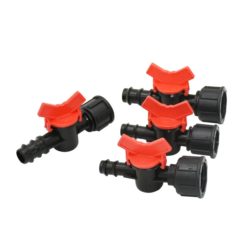 

Female 1/2" 3/4" to 1/2 3/4 hose Garden tap 16mm 20mm irrigation water valve Mini Valve waterstop connectors adapter 1pcs