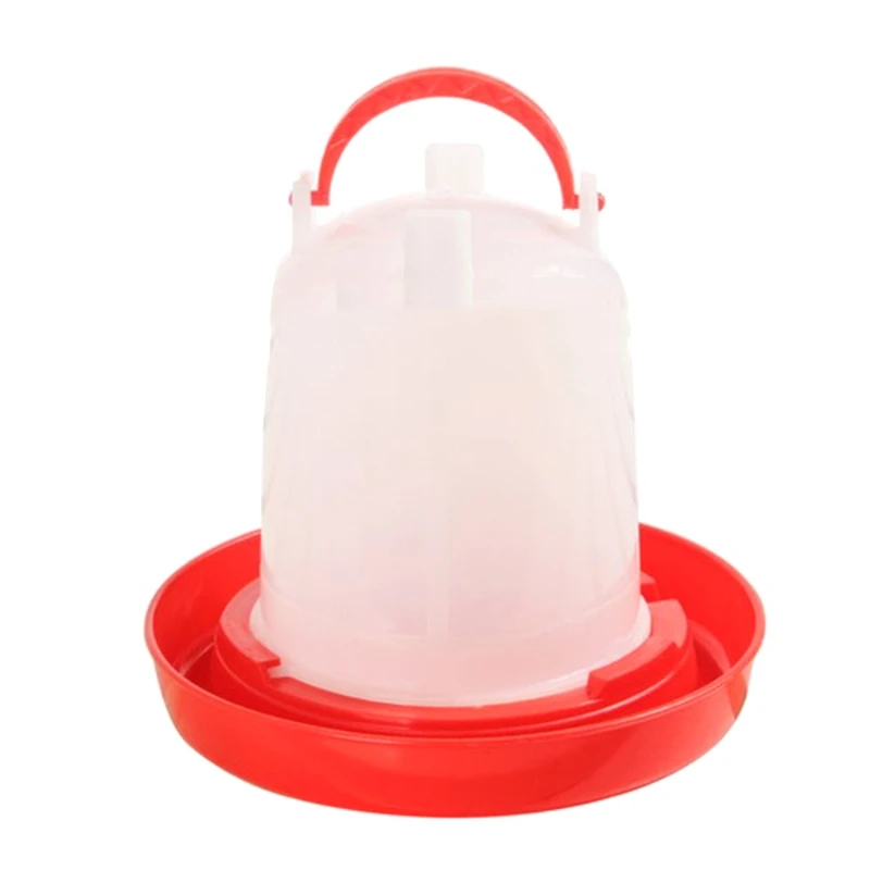 Chick Feeder and Waterer Combo 3.3Lbs Chicken Feeder 0.26 Gallon Chicken Waterer Birds Poultry Feeding Equipment Kit