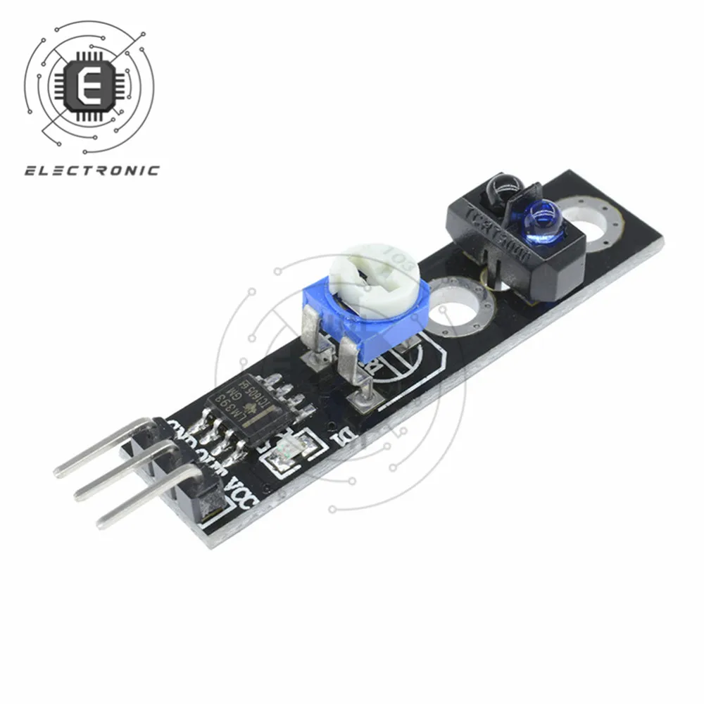 1 pz TCRT5000 modulo di tracciamento 3pin riflettore modulo interruttore a infrarossi sensore riflettente a infrarossi per Arduino