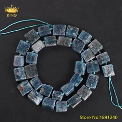 King Natural Kyanite Tablet Square Interval Bead Pendant, Necklace Treasure Slate Charm Diy Bohemian Jewelry Making