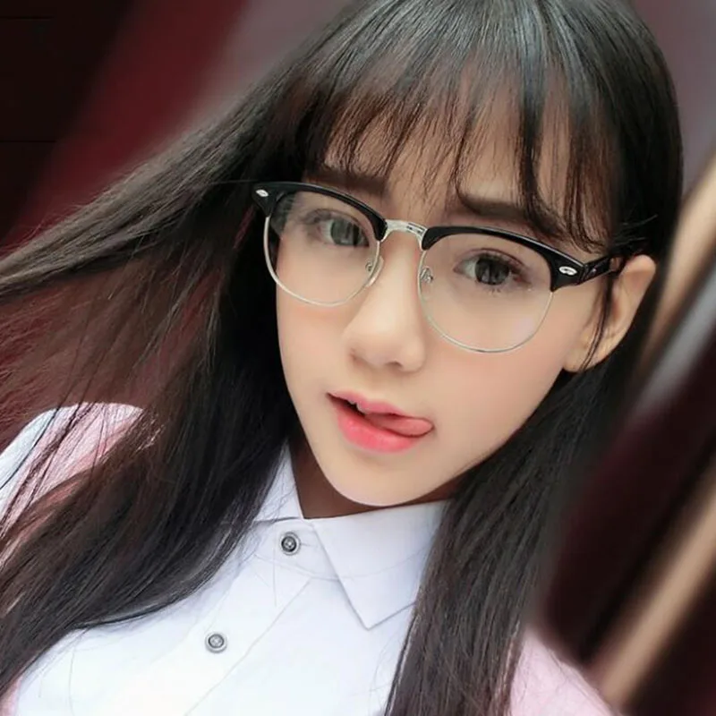 Gafas ópticas de memoria para miopía, lentes de media montura terminadas para hombres y mujeres, 1-1,5-2-2,5-3-3,5-4-4,5-5-5,5-6