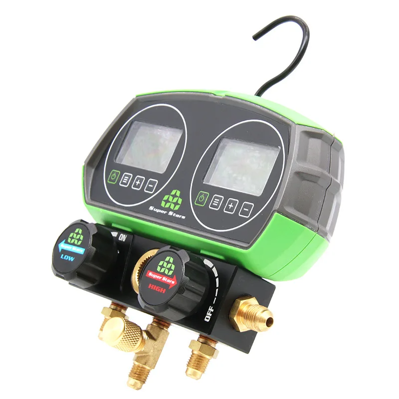 Air Conditioning Refrigerant scale Automobile Car Fluorinated Pressure Gauge Manifold  Fluorine Filling Refrigeration Meter