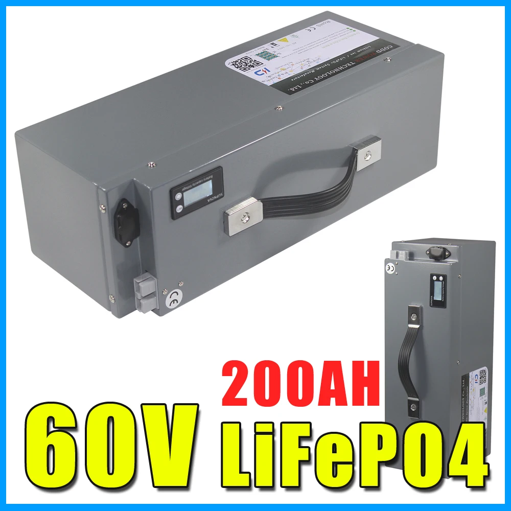 60V 40AH 100H LiFePO4 Battery Electric vehicle AGV Forklift Boat Golf Car starting batteries