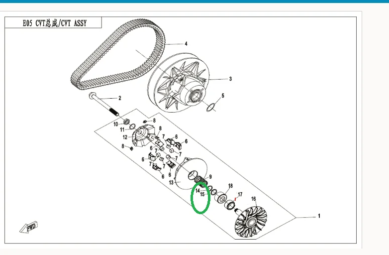 Шайбы подходят для CF600/CF550/191R-X550 /CF500 0GR0-051011/ 051009 № 14/15 на чертеже