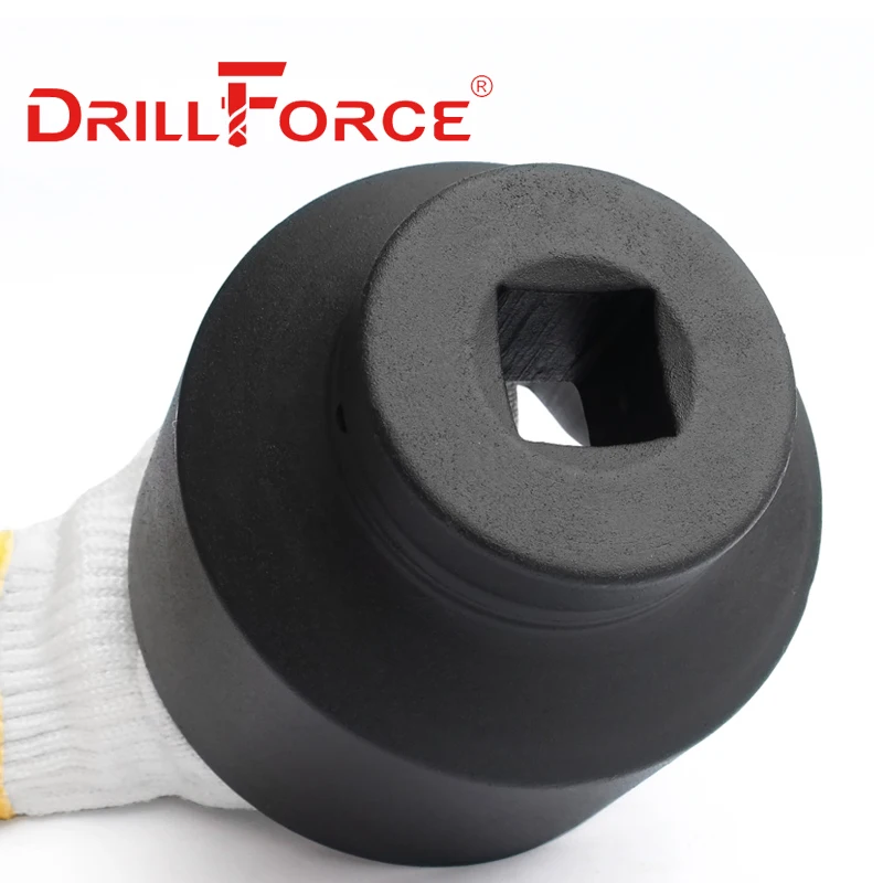 Drillforce-controlador de enchufe neumático de impacto, cabeza Torx de 17-50mm, adaptador de 12 puntos de 3/4 