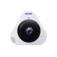 ESCAM Q8 1.3MP  360 Degree View Angle Panoramic VR IP Camera