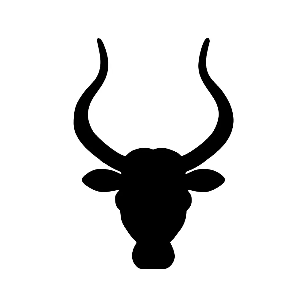 MIGNATIS - Long Horn Ox Bull Modified Car Auto Sticker Mural Art Decal For Car Window Loptop Decoration Vinyl Stickers waterproo