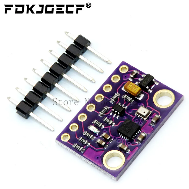 MPU-9250 MPU9250 BMP280 SPI IIC/I2C 10DOF Acceleration Gyroscope Compass 9-Axis Sensor Board Module GY-91 For Arduino 3-5V