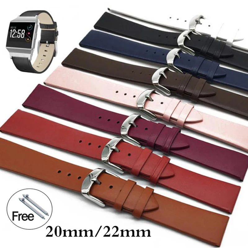 12/14/16/18/20/22mm Watch Strap Band for Samsung Galaxy Watch 46mm Gear s3  Frontier Active 2 Leather Watchband for amazfit bip