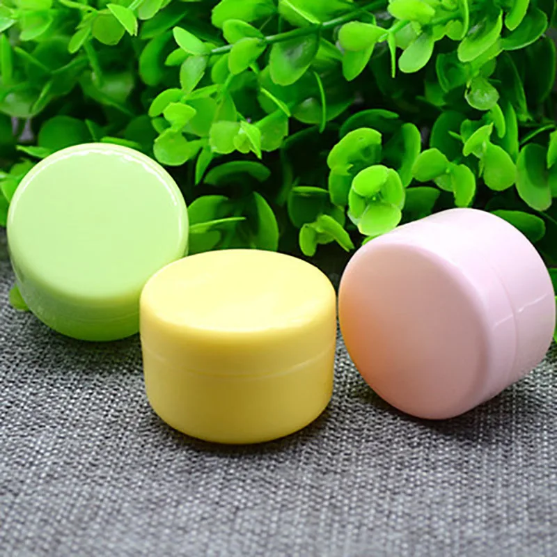 1PCS Refillable Bottles Plastic Empty Makeup Jar Pots Travel Face Cream Lotion Cosmetic Container Box Travel Bottle 10/20/30g