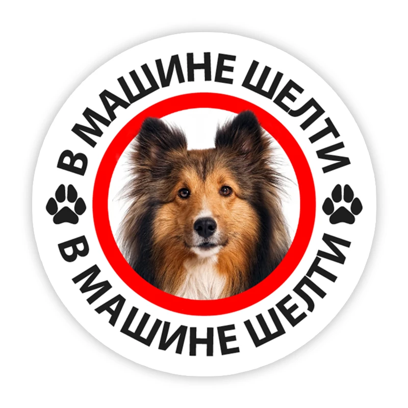 

B0243# Self-adhesive Decal В машине шелти Car Sticker Waterproof Auto Decors on Bumper Rear Window