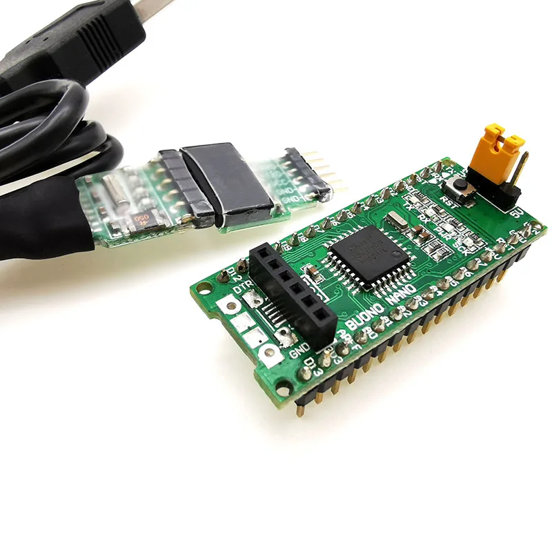 Massduino-Cable de 340G Nano V3.0 Lite, MD-328D, Micro USB, 5V, 3,3 V, seleccionable, CH340G, 32K, para Arduino