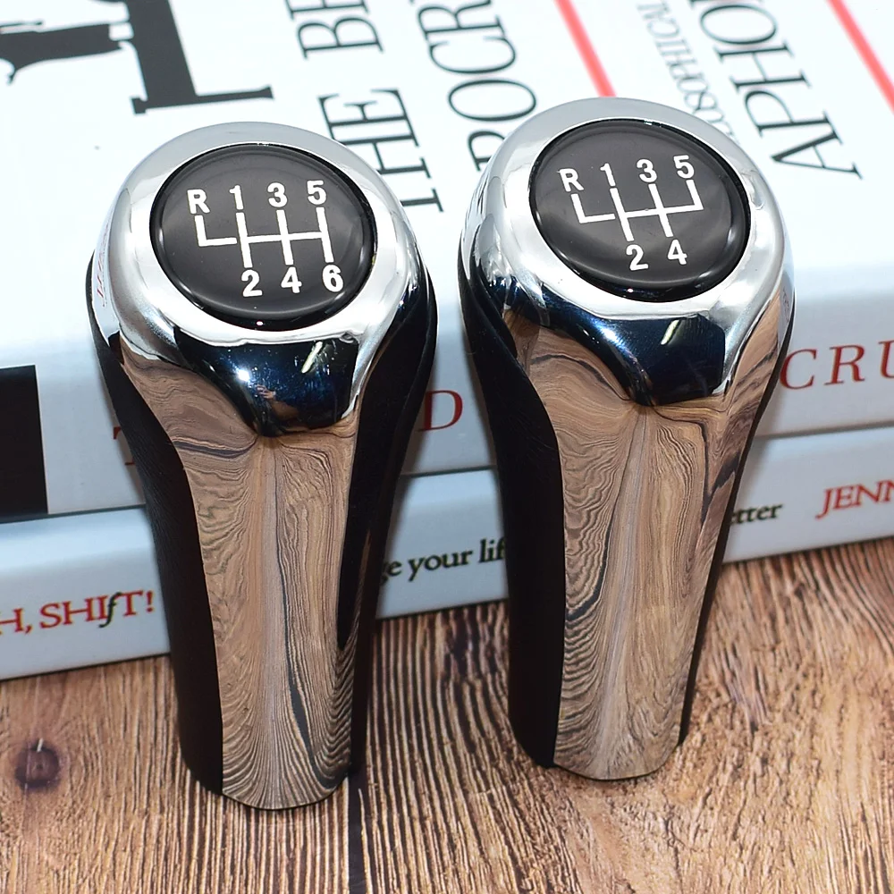 5 6 Speed Gear Shift Knob For BMW 1 3 5 6 Series E30 E32 E34 E36 E38 E39 E46 E53 E60 E63 E83 E84 E87 E90 Shifter Lever Headball