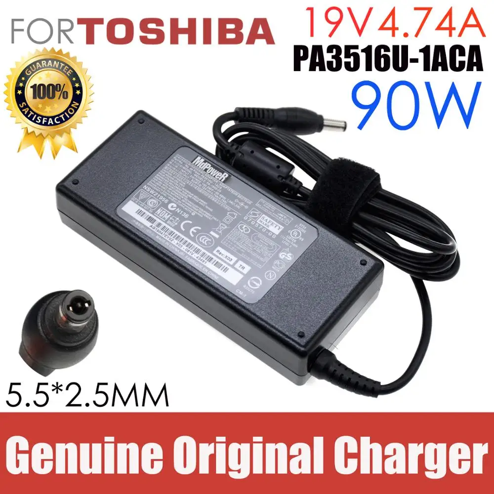 Original For TOSHIBA 19V 4.74A 90W PA3516U-1AC3 PA-1900-24 laptop power AC adapter charger A65 A70 A75 A505 L505 L755 L755D