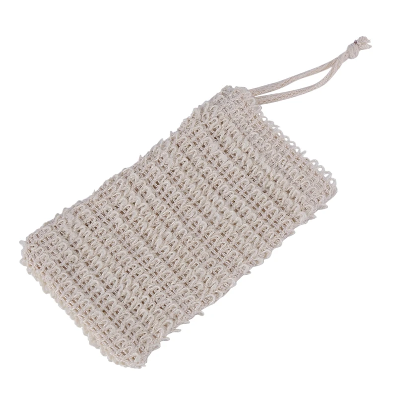 Shower Bath Sisal Soap Bag Natural Sisal Soap Bag Exfoliating Soap Saver Pouch Holder 36Pcs