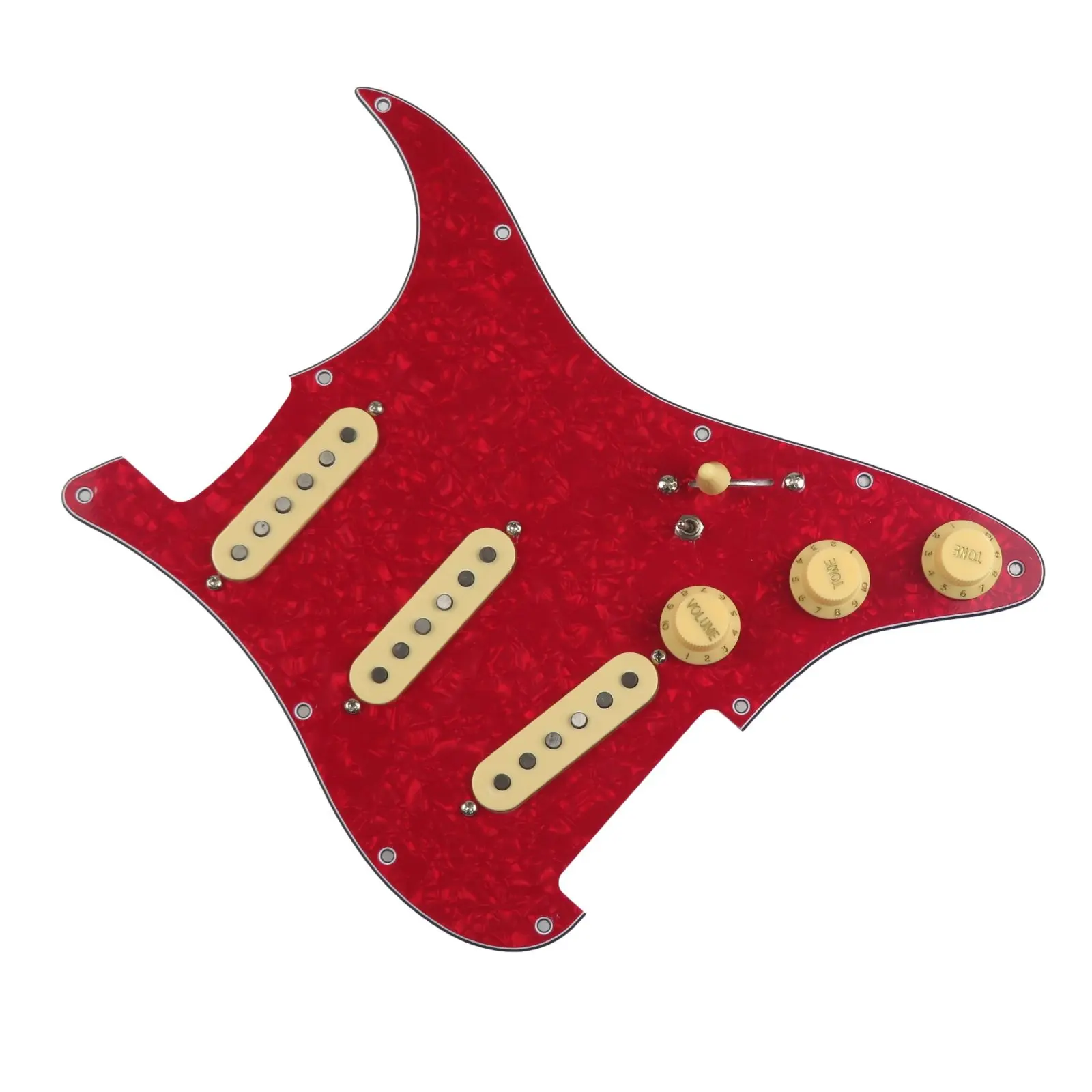 

Загруженные пикапы Pickguard, гитара Alnico 5, пикапы SSS с одной катушкой, пикапы/набор желтых крышек для пикапа