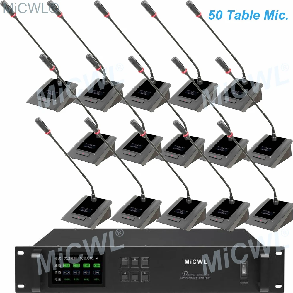 Variant: 50 Table Mics Black