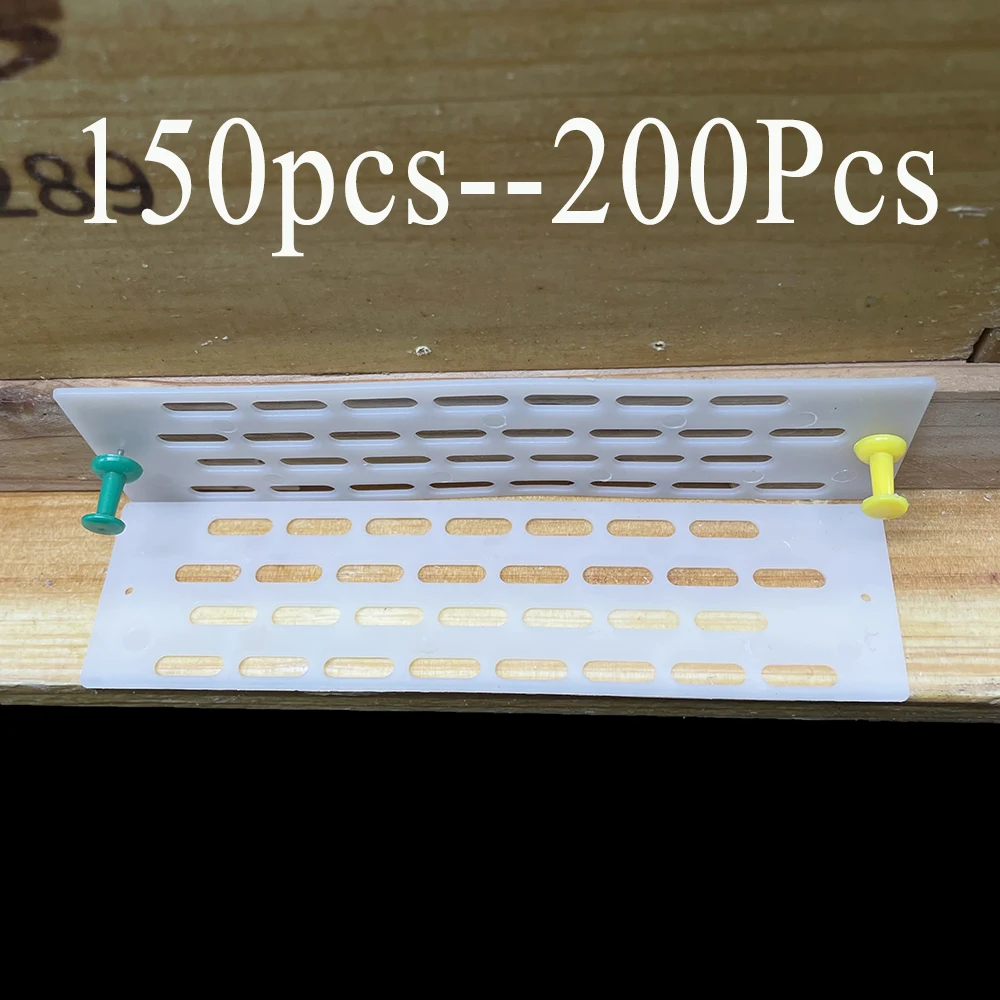 Beekeeping Queen Barrier Prevent Escape Entry Entrance Hive Door Closer Reducer Porch Gate 3.8mm Gap Beekeeping 150PCS 200PCS