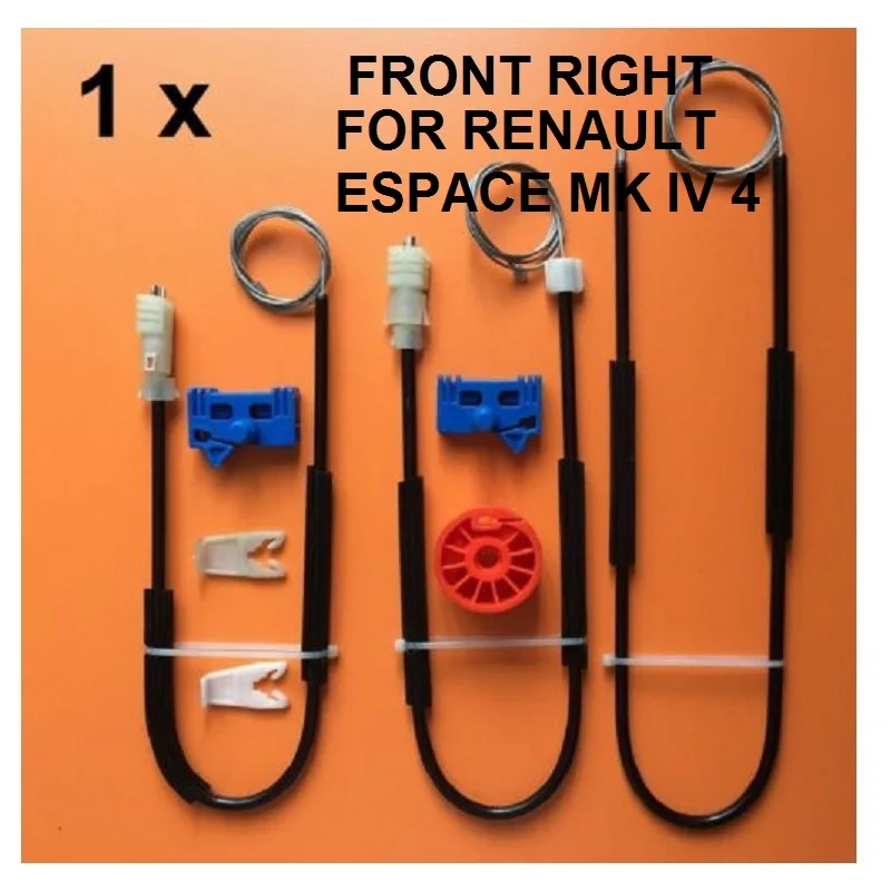 FOR RENAULT ESPACE MK IV 4 WINDOW REGULATOR REPAIR KIT FRONT-RIGHT 2002-2006