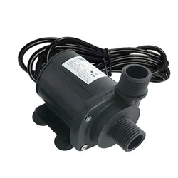 800L/h Mini DC 12V 24V 19W Water Pump 8000rpm 5.5m Lift Brushless Motor Ultra Quiet Submersible Pump for Cooling system