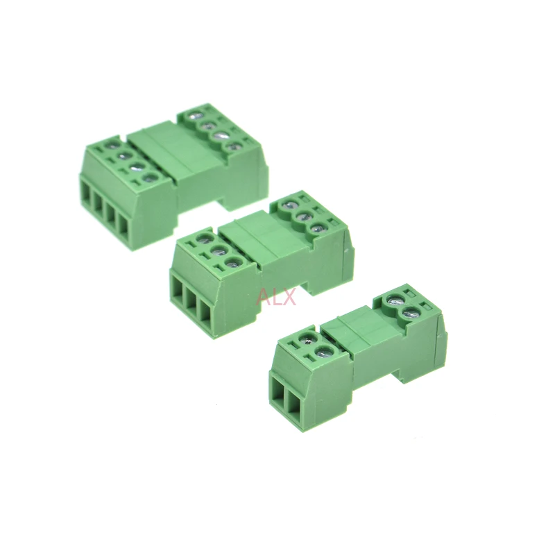 1/5set Solderless Docking Type 15edgrk 2/3/4/5/6/7/8 Pin Screw Terminal Block Connector 3.81mm Pitch Plug+Socket 2p 3p 4p 5p 6p