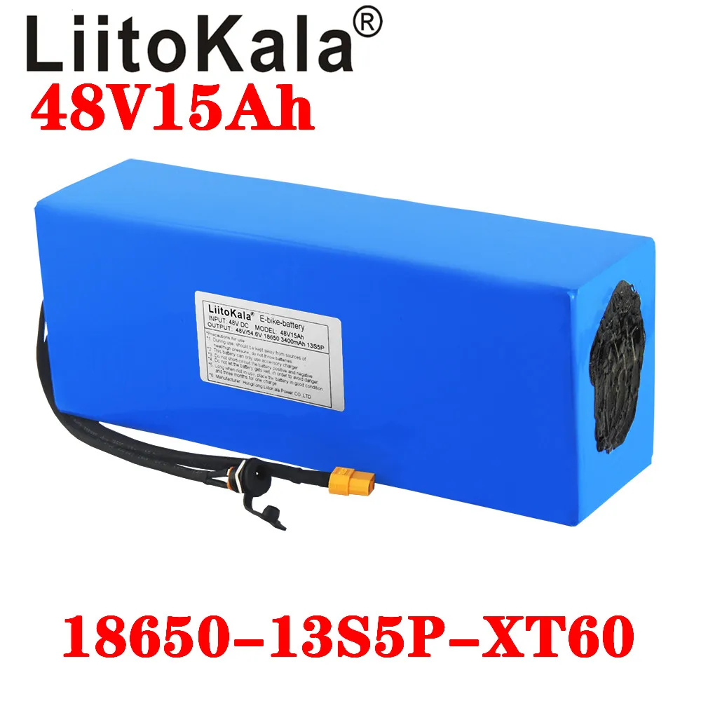 Imagem -03 - Liitokala-e-bike Bateria Kit de Conversão de Bicicleta Scooter Bafang 1000w Xt60 Plug 48v 15ah 18650