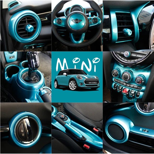 カーアクセサリーインテリアmini oneクーパーs jcw F55 F56 F57ステアリングホイールハンドブレーキカバー