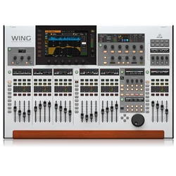 Behringer WING 48 Channel Digital Audio Mixer DJ Mixing Console With DSP Processor,Recorder, Touchscreen For Line Array Speaker