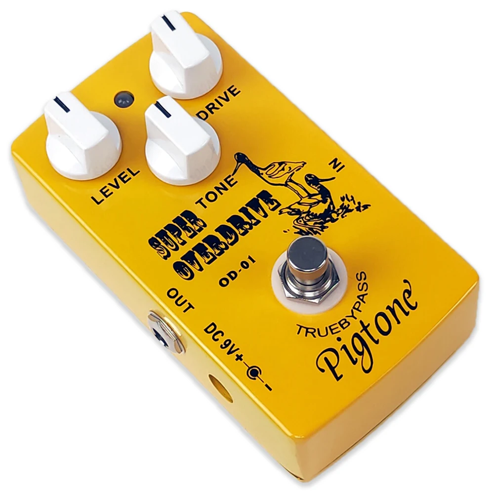 Pigtone PP-21 Super Overdrive Effect Pedal Electric Guitar Accessories Effects Pedals Real Bypass