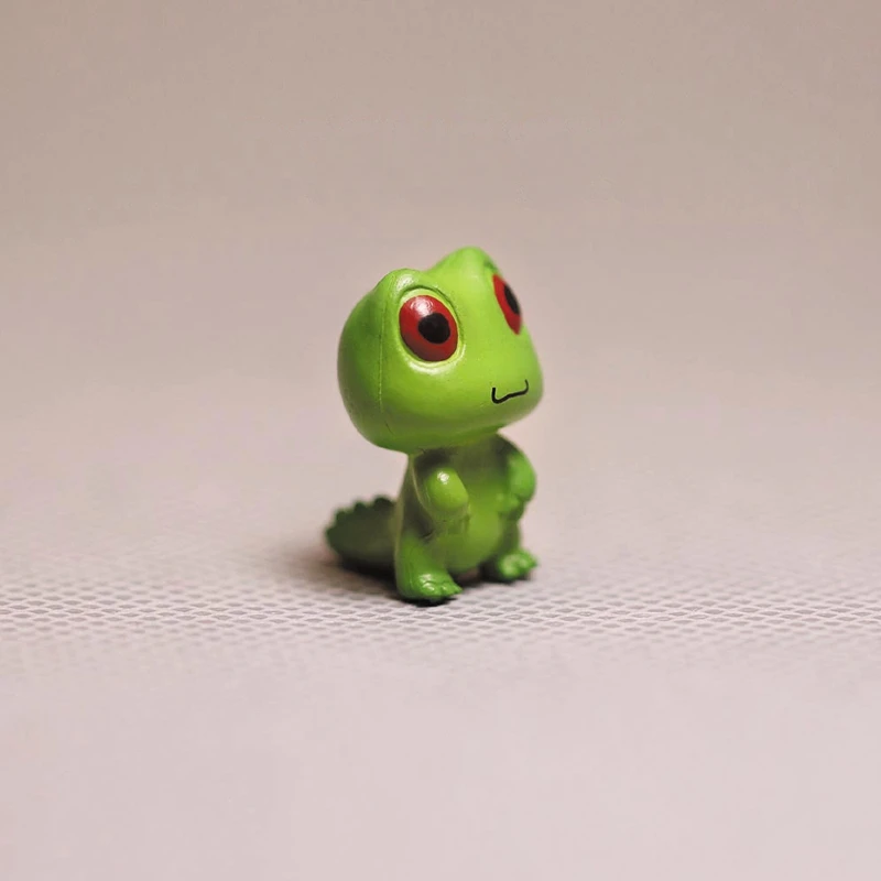 Mini green small dinosaur model ornaments animal decoration crafts