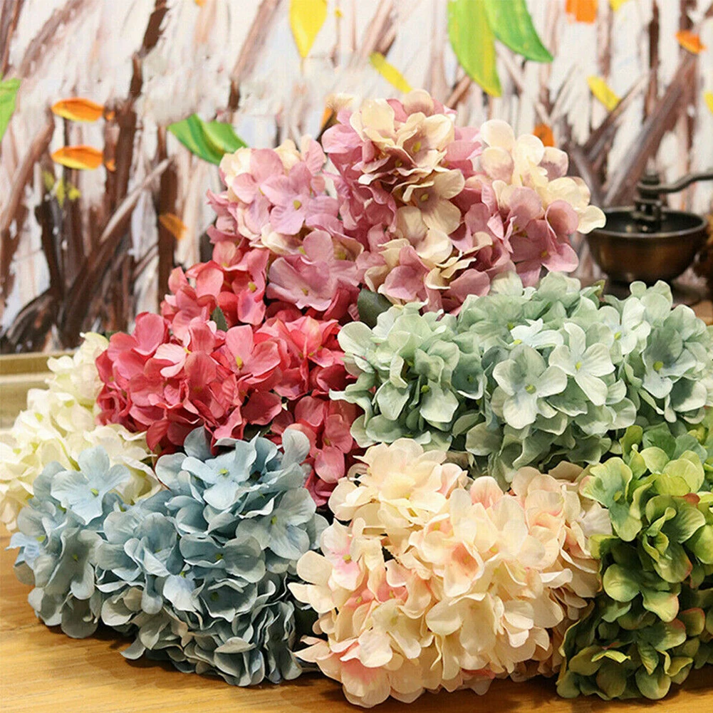 Fashionable Simulation Embroidered Ball Flower Artificial Flower Bouquet Silk Flower Home Wedding Handmade Flower Bouquet