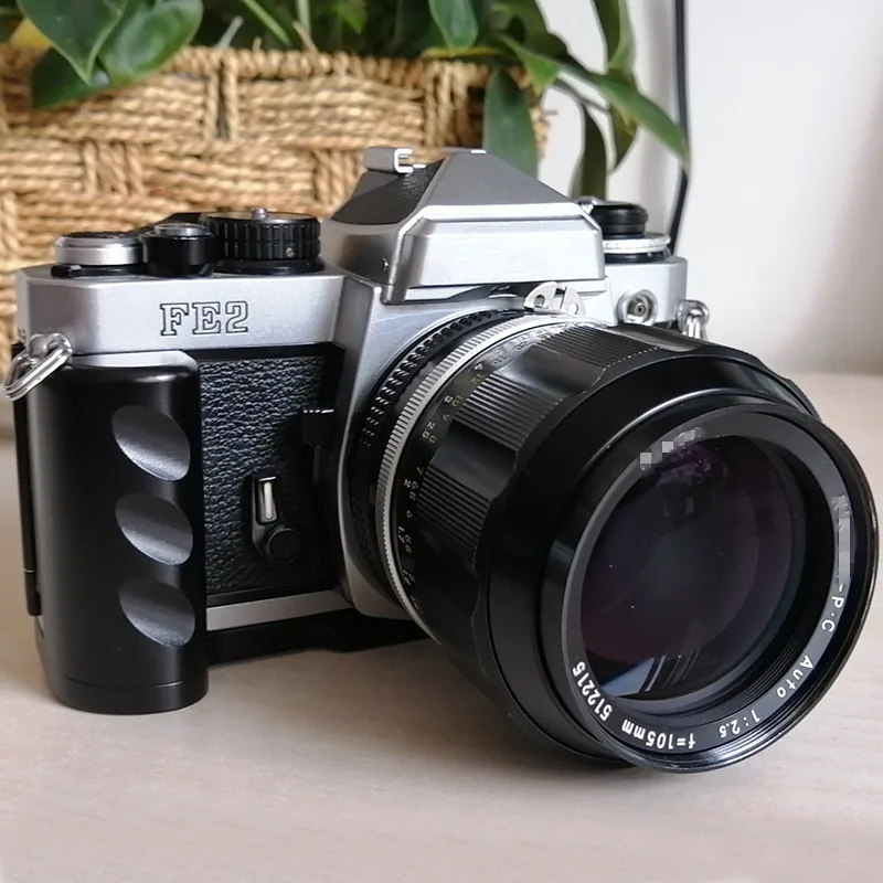 Bộ Sạc Nhanh Đế Bám Tay Cầm, nhôm L Plate Giá Đỡ Dành Cho Máy Ảnh Nikon FM2 FM3 FE FE2 FM Camera Phù Hợp Với Arca Thụy Sĩ Ballhead
