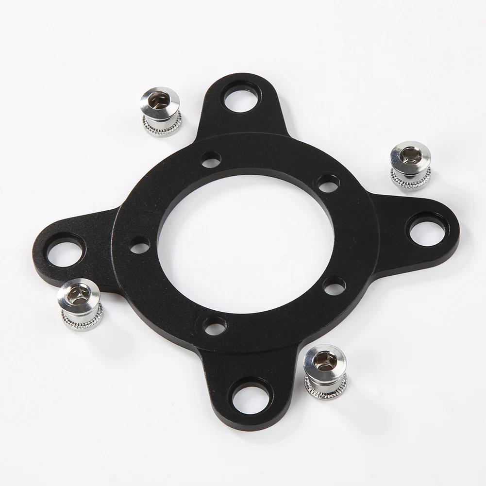 1 set Chain Ring Spider Adapter 104BCD Disc Holder Stand for Bafang Electric Motor Stainless Steel Sturdy Chainring Spider