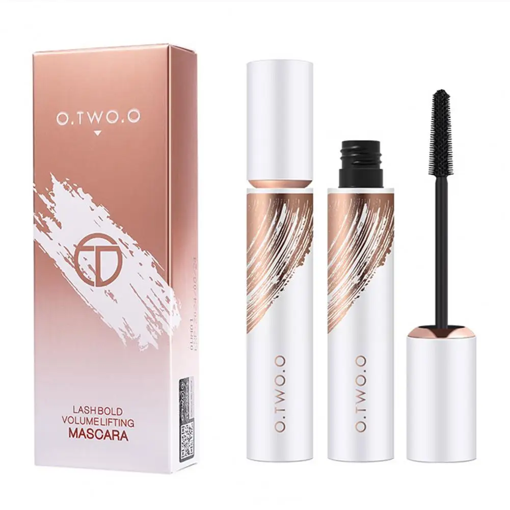 O.TW O.O Schwarz Mascara Verlängert Wimpern Wasserdicht langlebige 4D Seide Faser Mascara Lash Verlängerung Kosmetik Make-Up