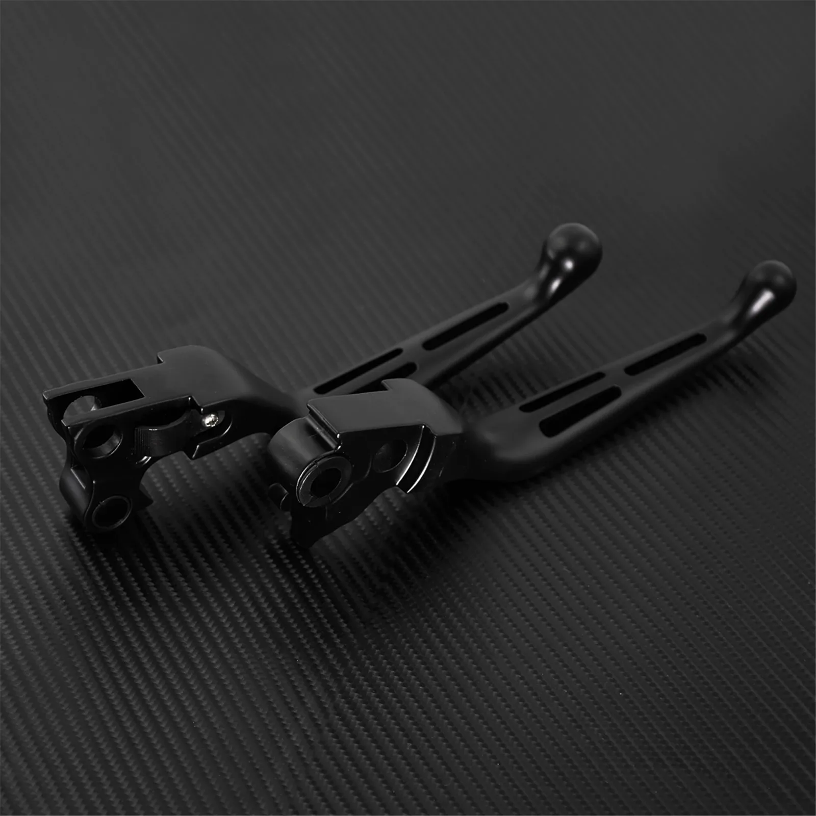 Motorcycle Brake Clutch Levers Black/Chrome For Harley Dyna Super Glide Softail FXSB Sportster XL1200 883 Touring Street Glide