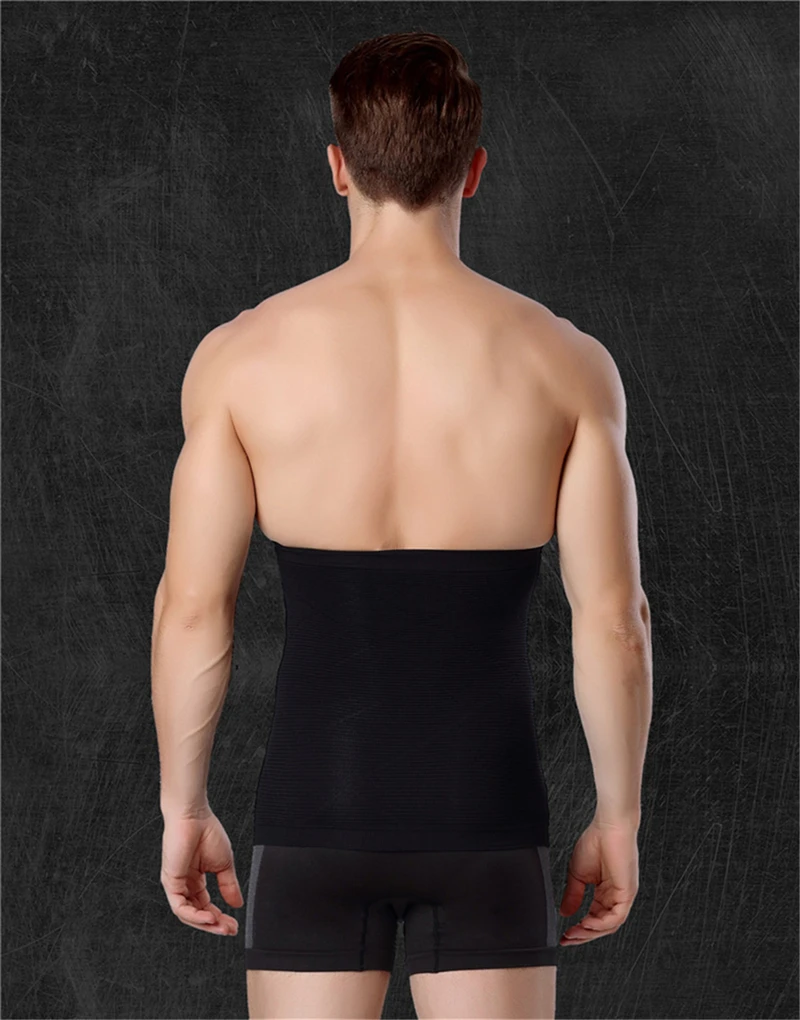 2019 High Quality and High Elasticity Men\'s Body Shaping Belt Belly Waist Support Sports Waist Weight Loss Comfortable Corset