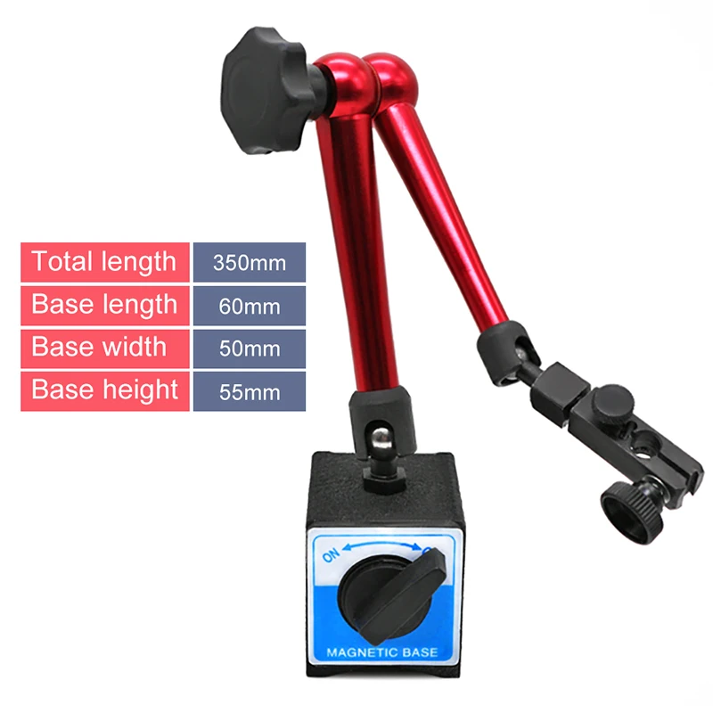 Magnetic Stand Dial Indicator Magnetic Base Holder Variety of Options High Quality For Machining and Equipment Calibration