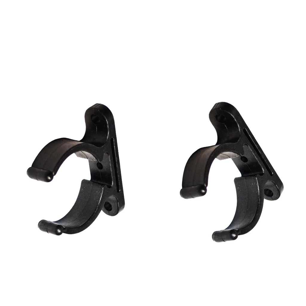 2pcs Boat Hook Clip Fit 38MM 1-1/2\' Dia Pole Tube Kayak Paddle Holder Split Clip Paddle Rod Keeper Boat Hook Clip