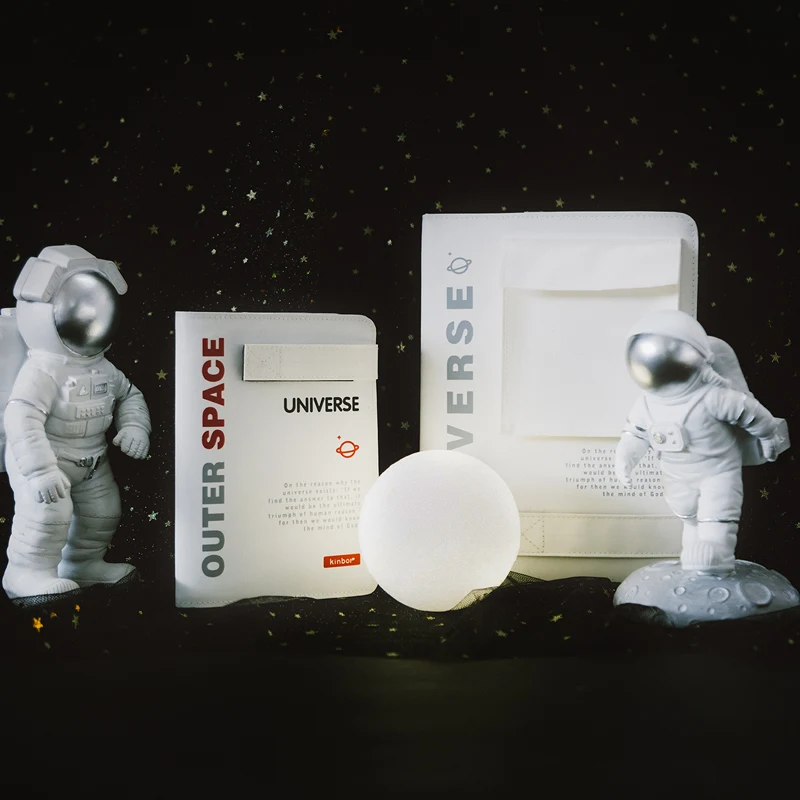 Youpin-كمبيوتر محمول خارجي kintrees Universe ، كمبيوتر محمول ، فيلكرو ، A6 ، رائد فضاء ، تقويم ، حساب يدوي